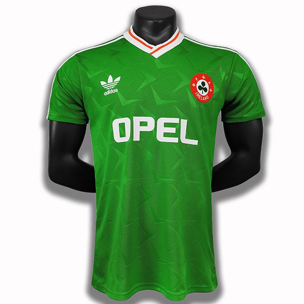 Ireland home retro soccer jersey maillot match men's first sportwear football shirt 1990-1991